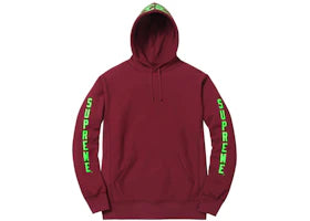 Supreme Anti Hero Hooded Sweatshirt Burgundy - vue 360