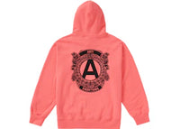 Supreme Anti Hooded Sweatshirt Bright Coral