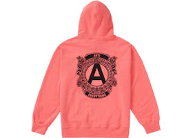 Supreme Anti Hooded Sweatshirt Bright Coral