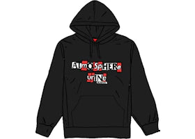 Supreme Antihero Hooded Sweatshirt Black - vue 360