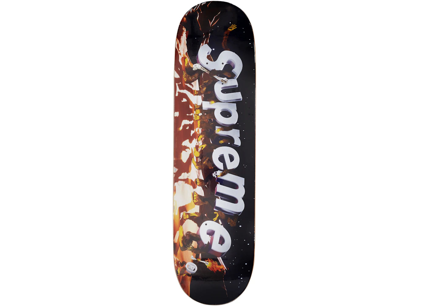 Supreme Apes Skateboard Deck Night - vue 360