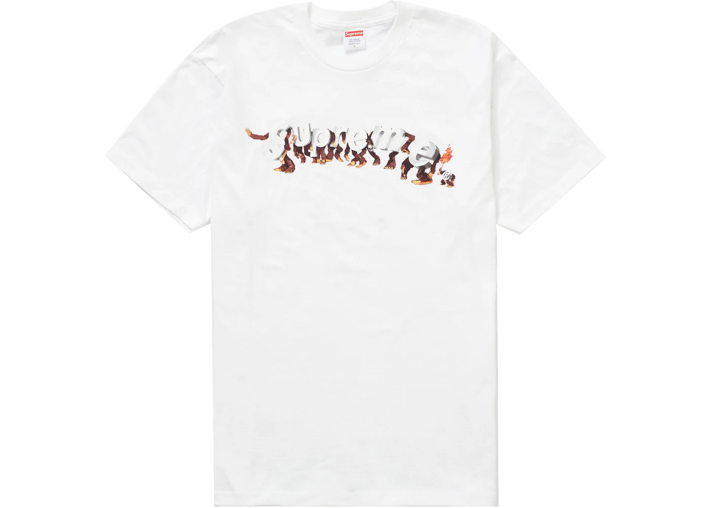 Supreme Apes Tee White - vue 360