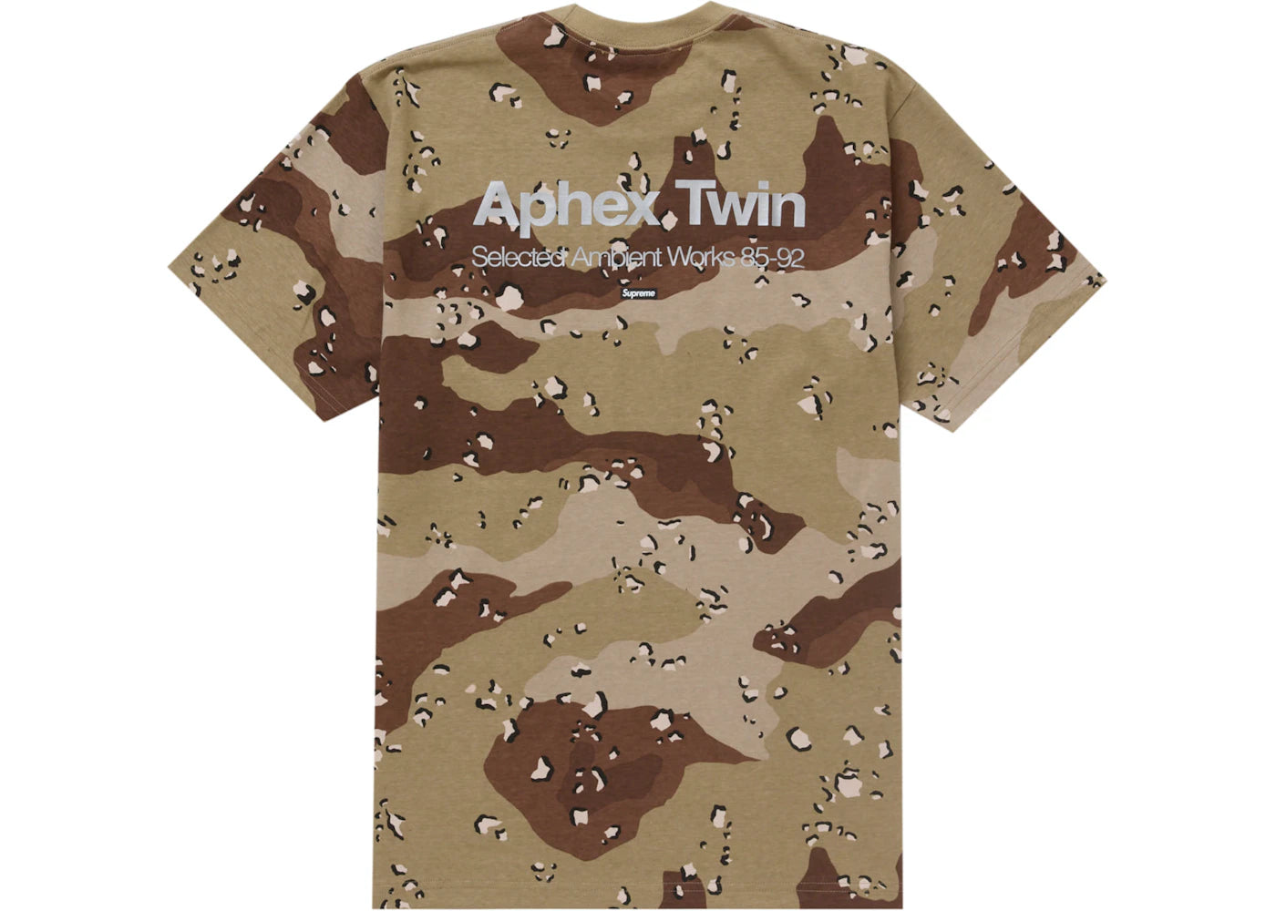 Supreme Aphex Twin Ambient Works Tee Chocolate Chip Camo - vue secondaire B