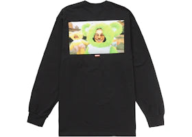 Supreme Aphex Twin Donkey Rhubarb L/S Tee Black