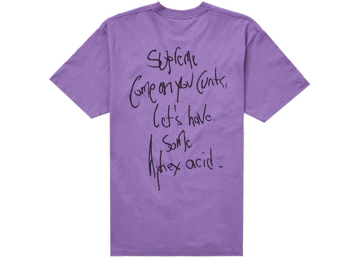 Supreme Aphex Twin Windowlicker Tee Purple - vue secondaire B