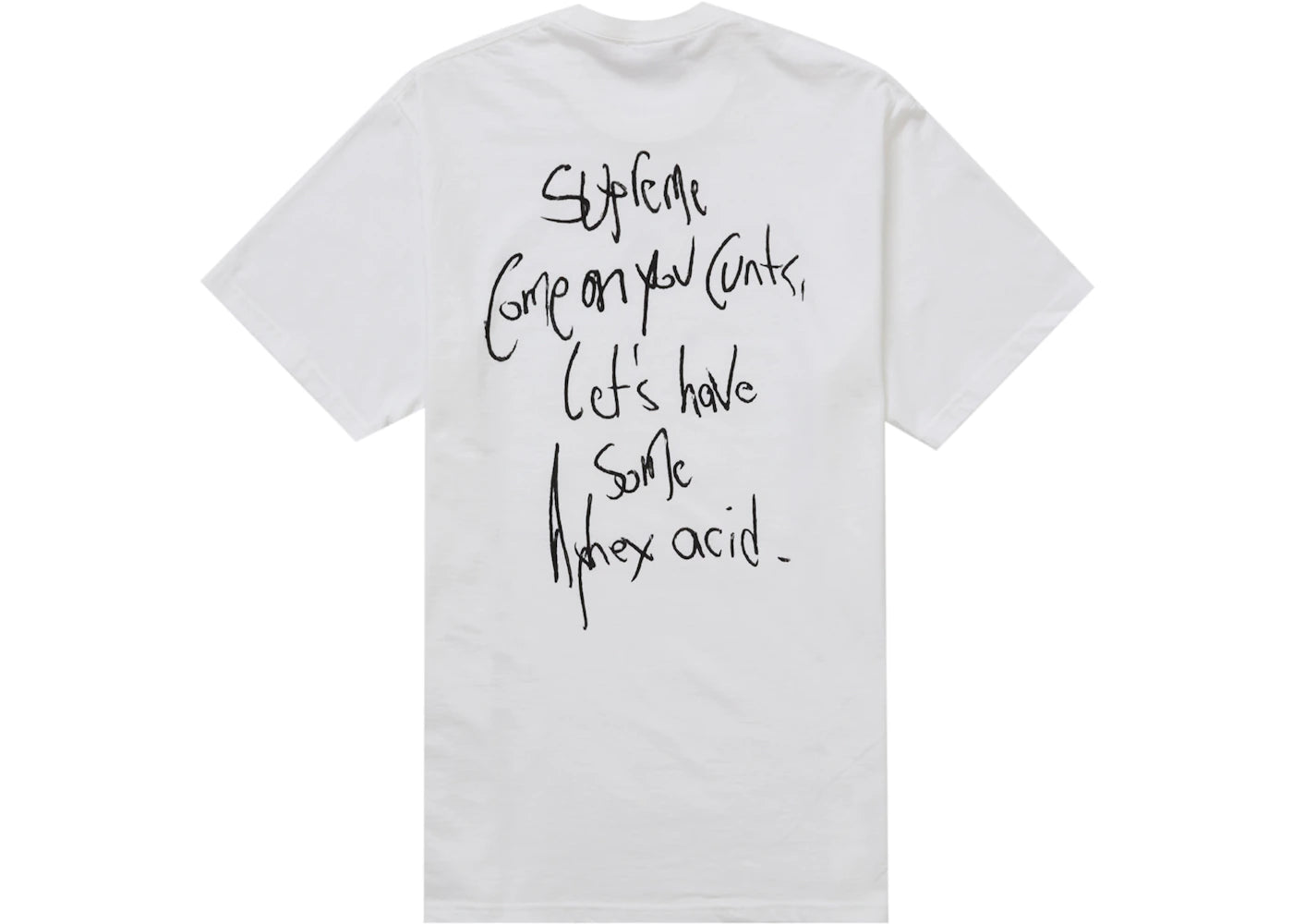 Supreme Aphex Twin Windowlicker Tee White - vue secondaire A