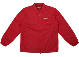 Supreme Arabic Logo Coaches Jacket Dark Red