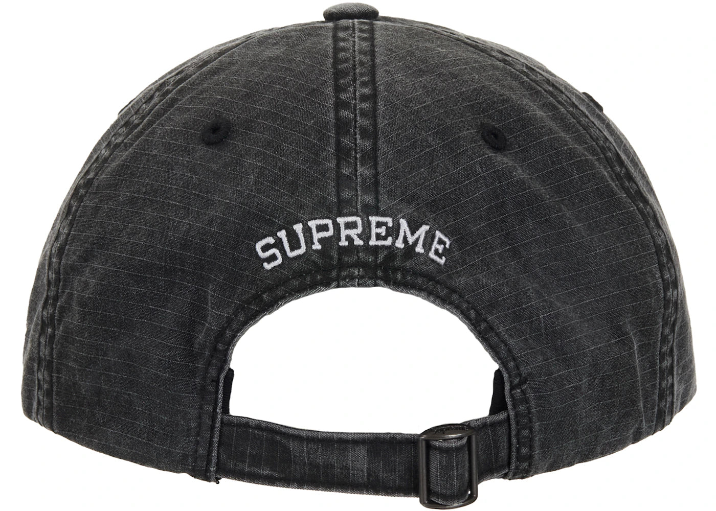 Supreme Arabic Logo Ripstop 6-Panel Black - vue secondaire B
