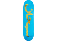 Supreme Arabic Logo Skateboard Deck Blue