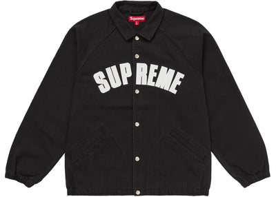 Supreme Arc Denim Coaches Jacke (SS25) Schwarz