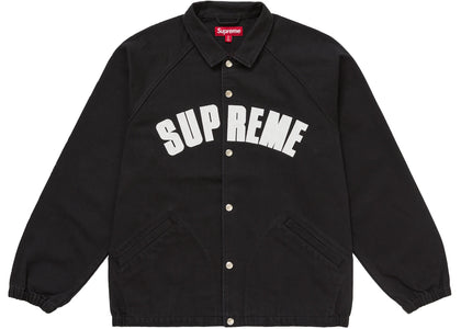 Supreme Arc Denim Coaches Jacket (SS25) Black sneakers - authentic Supreme shoes