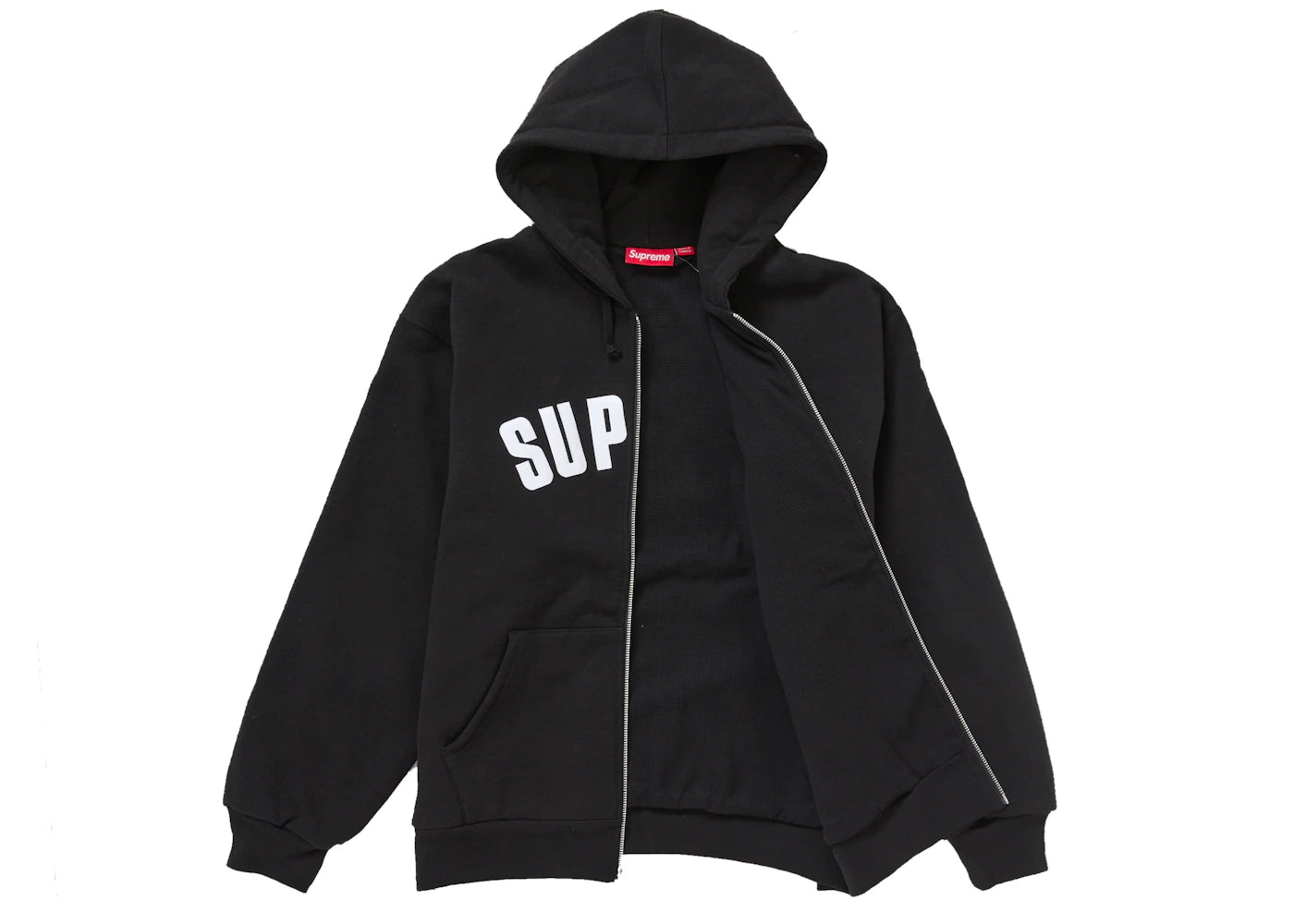 Arc Thermal Zip Up Hooded Sweatshirt Black - vue secondaire B