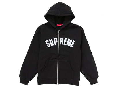 Arc Thermal Zip Up Hooded Sweatshirt Black - apparel view 2