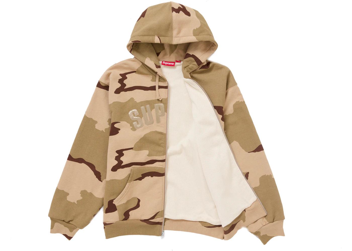 Arc Thermal Zip Up Hooded Sweatshirt Desert Camo - vue secondaire B