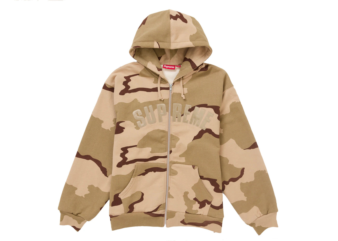 Arc Thermal Zip Up Hooded Sweatshirt Desert Camo - vue secondaire A