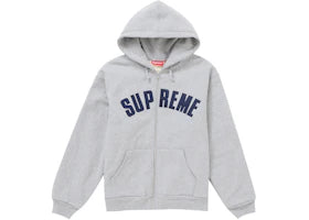 Arc Thermal Zip Up Hooded Sweatshirt Heather Grey - vue 360