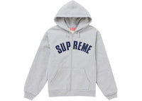Arc Thermal Zip Up Hooded Sweatshirt Heather Grey