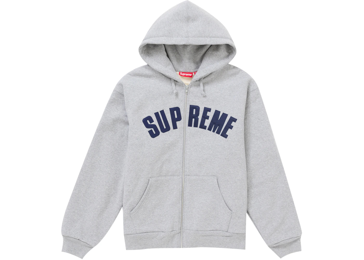 Arc Thermal Zip Up Hooded Sweatshirt Heather Grey - vue secondaire A