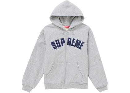 Arc Thermal Zip Up Hooded Sweatshirt Heather Grey - apparel view 2