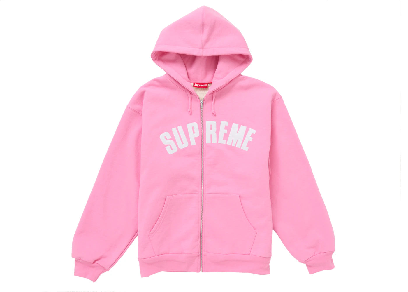 Arc Thermal Zip Up Hooded Sweatshirt Pink - vue secondaire A