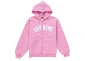 Arc Thermal Zip Up Hooded Sweatshirt Pink - vue 360