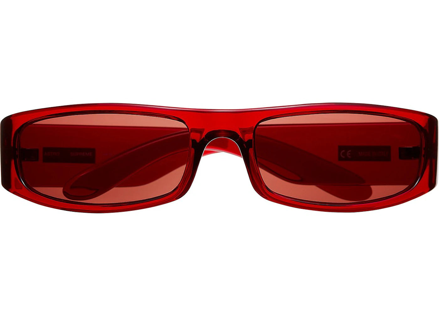 Supreme Astro Sunglasses Clear Red - vue secondaire A