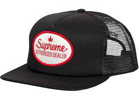 Supreme Authorized Mesh Back 5 Panel FW24 Black - vue 360