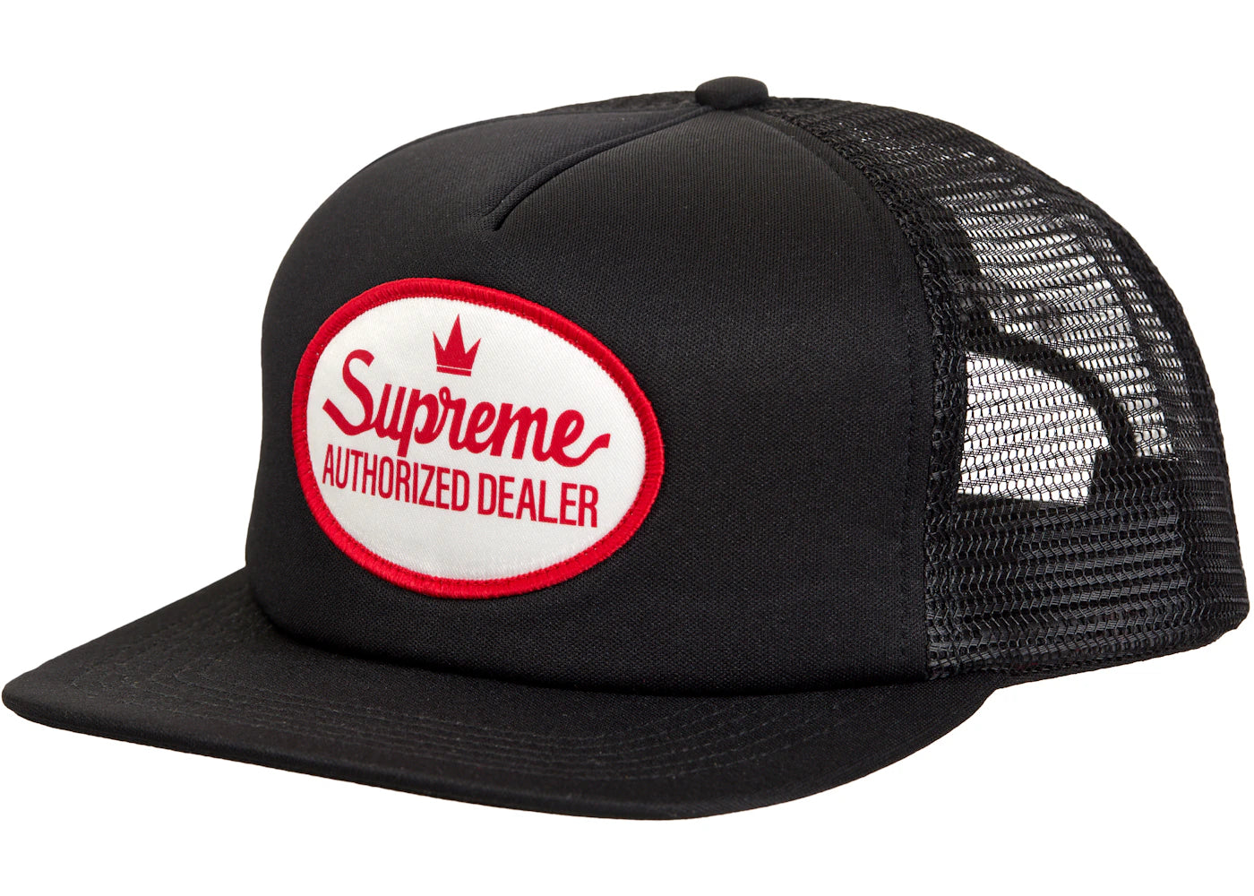 Supreme Authorized Mesh Back 5 Panel FW24 Black - vue secondaire A