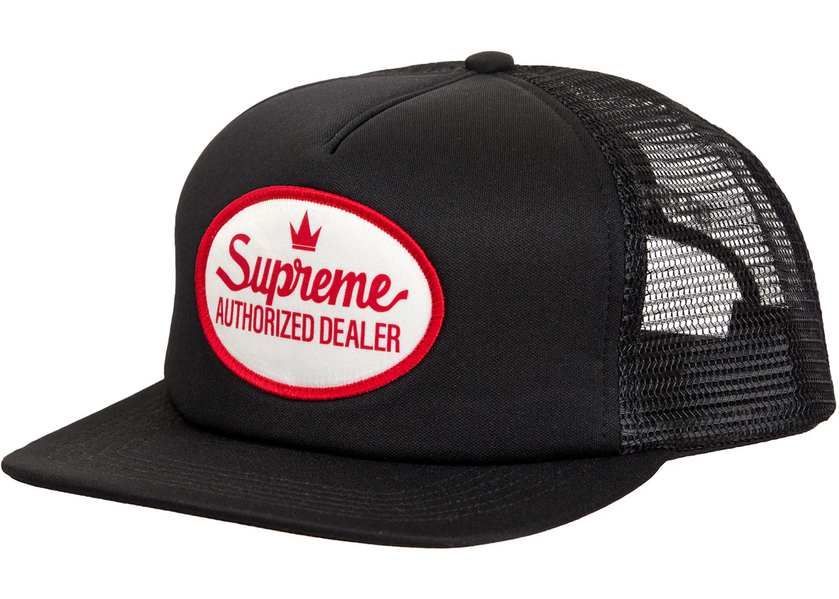 Supreme Authorized Mesh Back 5 Panel FW24 Black - vue 360
