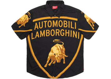 Supreme Automobili Lamborghini S/S Shirt Black - apparel view 2