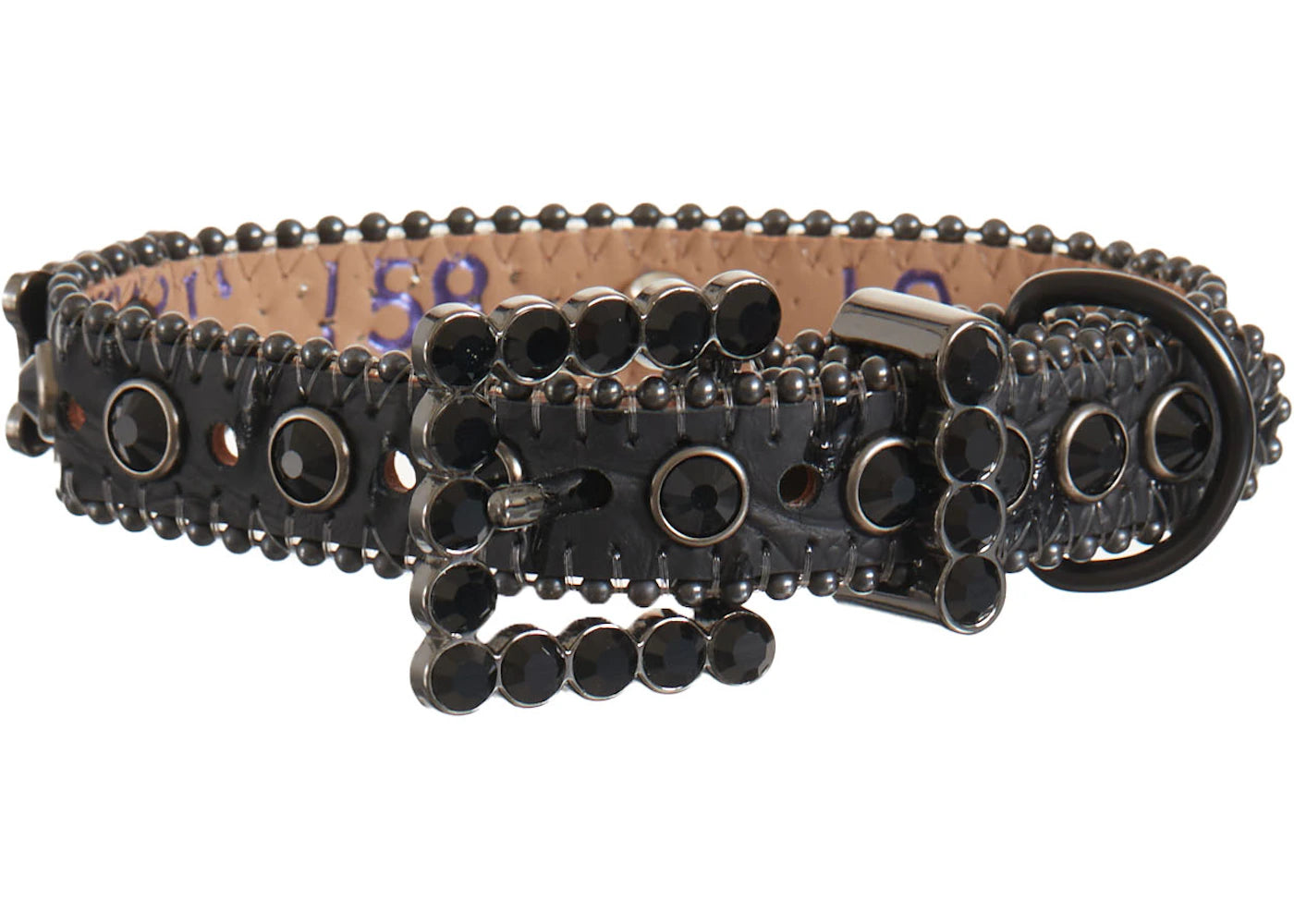 Supreme B.B. Simon Studded Dog Collar Black - vue secondaire A
