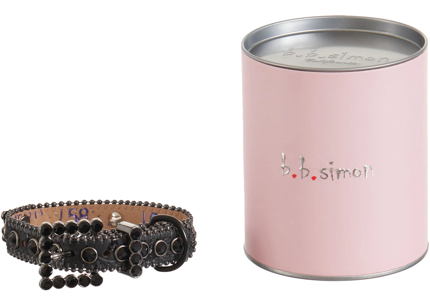 Supreme B.B. Simon Studded Dog Collar Black - vue secondaire B