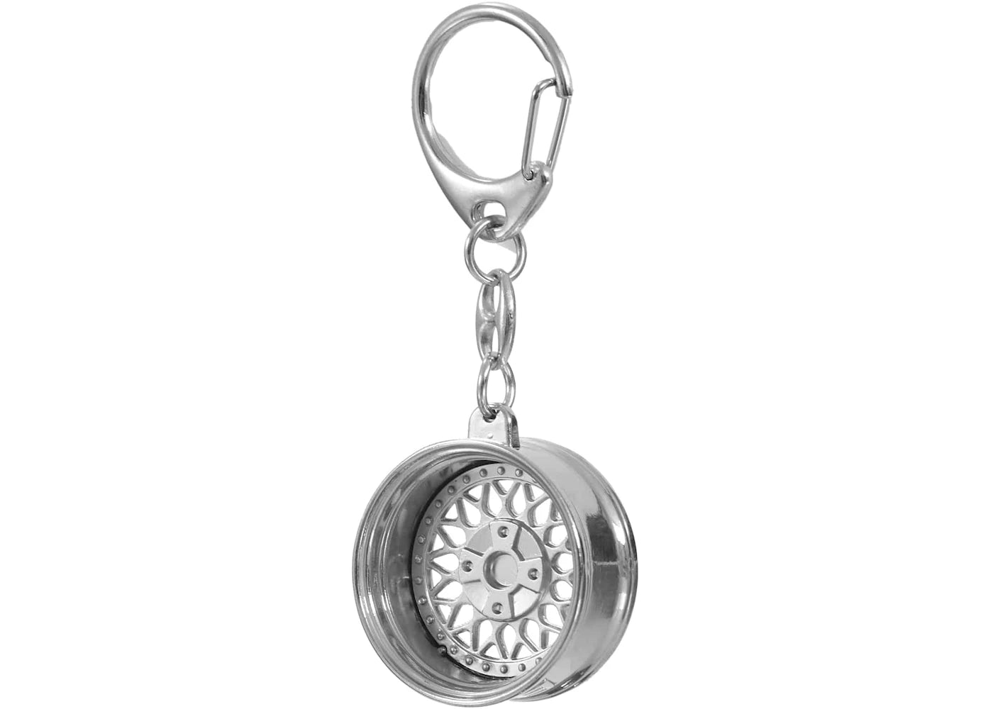 Supreme BBS RS Rim Keychain Silver - vue secondaire B