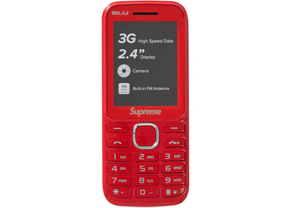 Supreme BLU Burner Phone Red - authentic Supreme product
