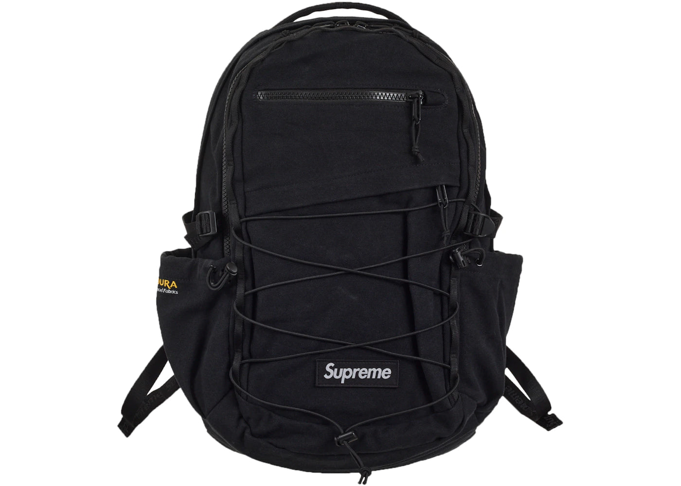 Supreme Logo Backpack (SS25) Black - vue 360