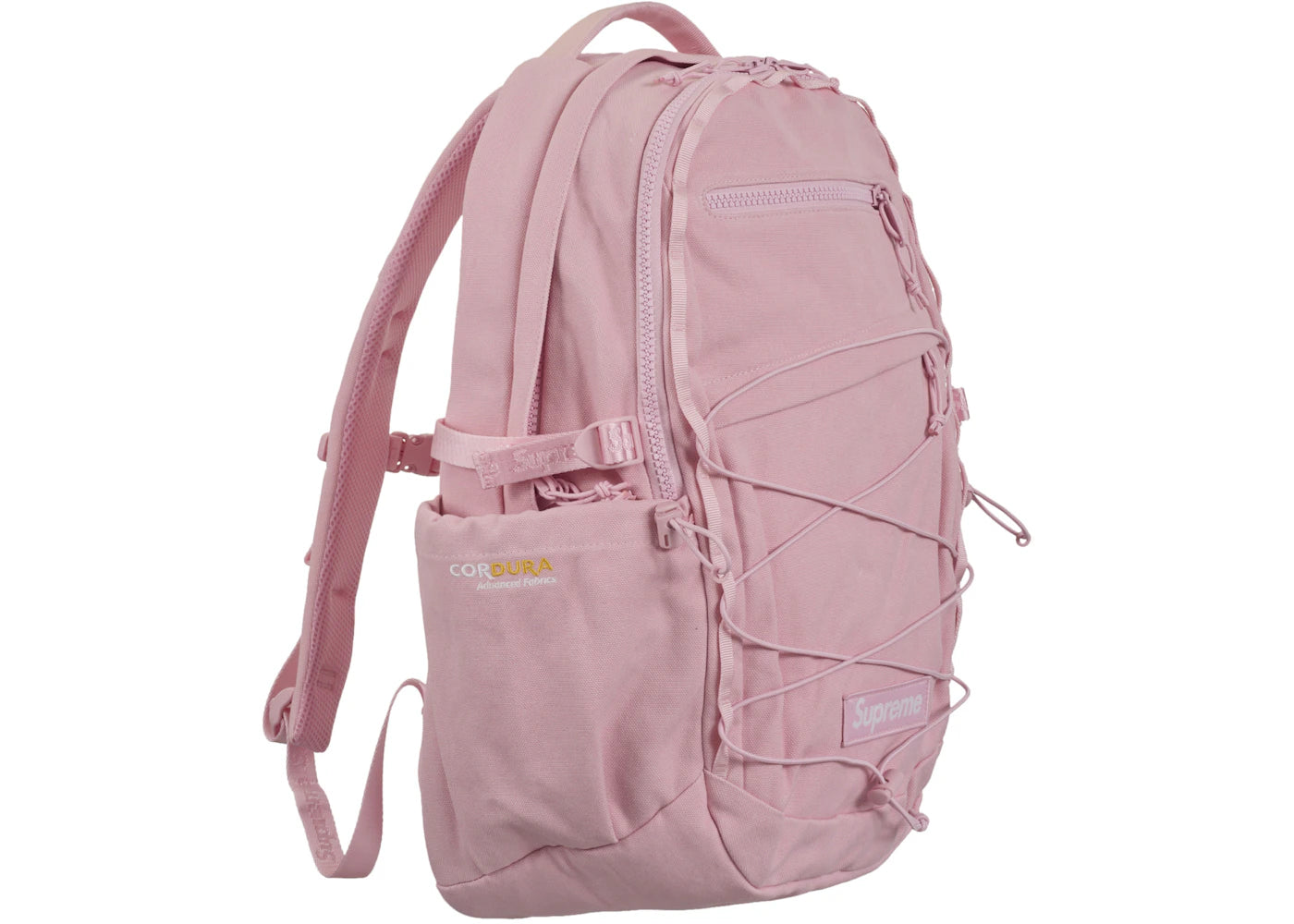 Supreme Logo Backpack (SS25) Light Pink