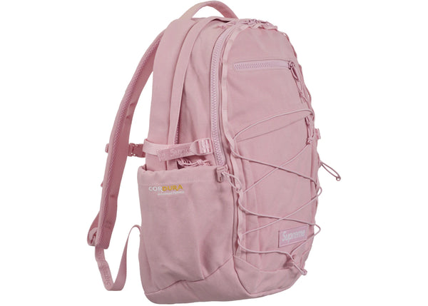 Supreme Logo Backpack (SS25) Light Pink