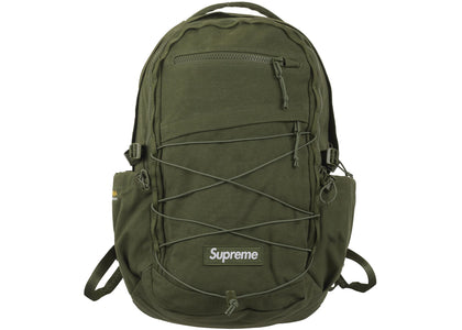 Supreme Logo Backpack (SS25) Olive sneakers - authentic Supreme shoes