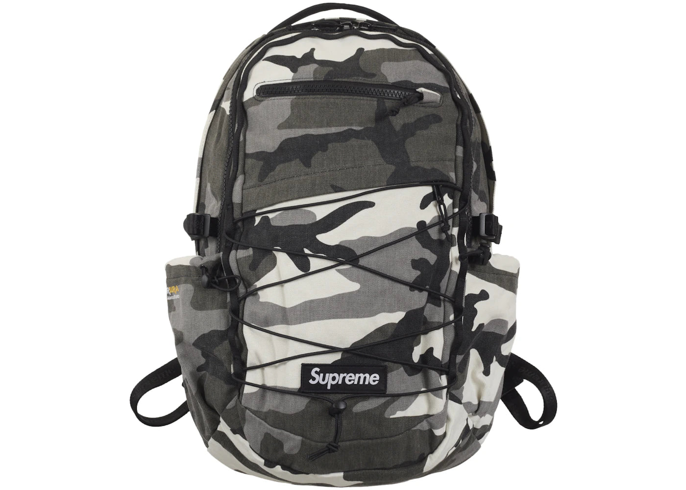 Supreme Logo Backpack (SS25) Snow Camo - vue 360