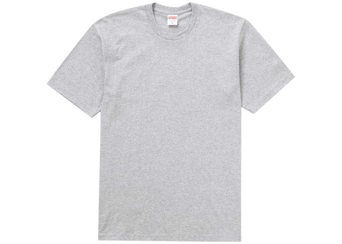 Supreme Backwards Tee Heather Grey - vue secondaire B