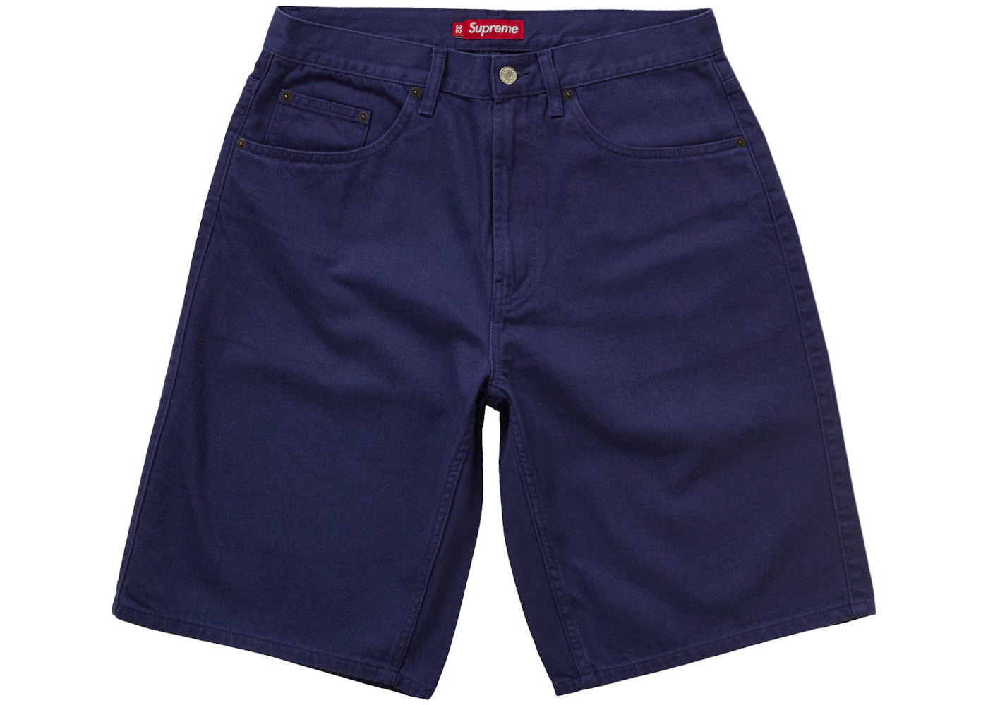 Supreme Baggy Denim Short Navy - vue secondaire A