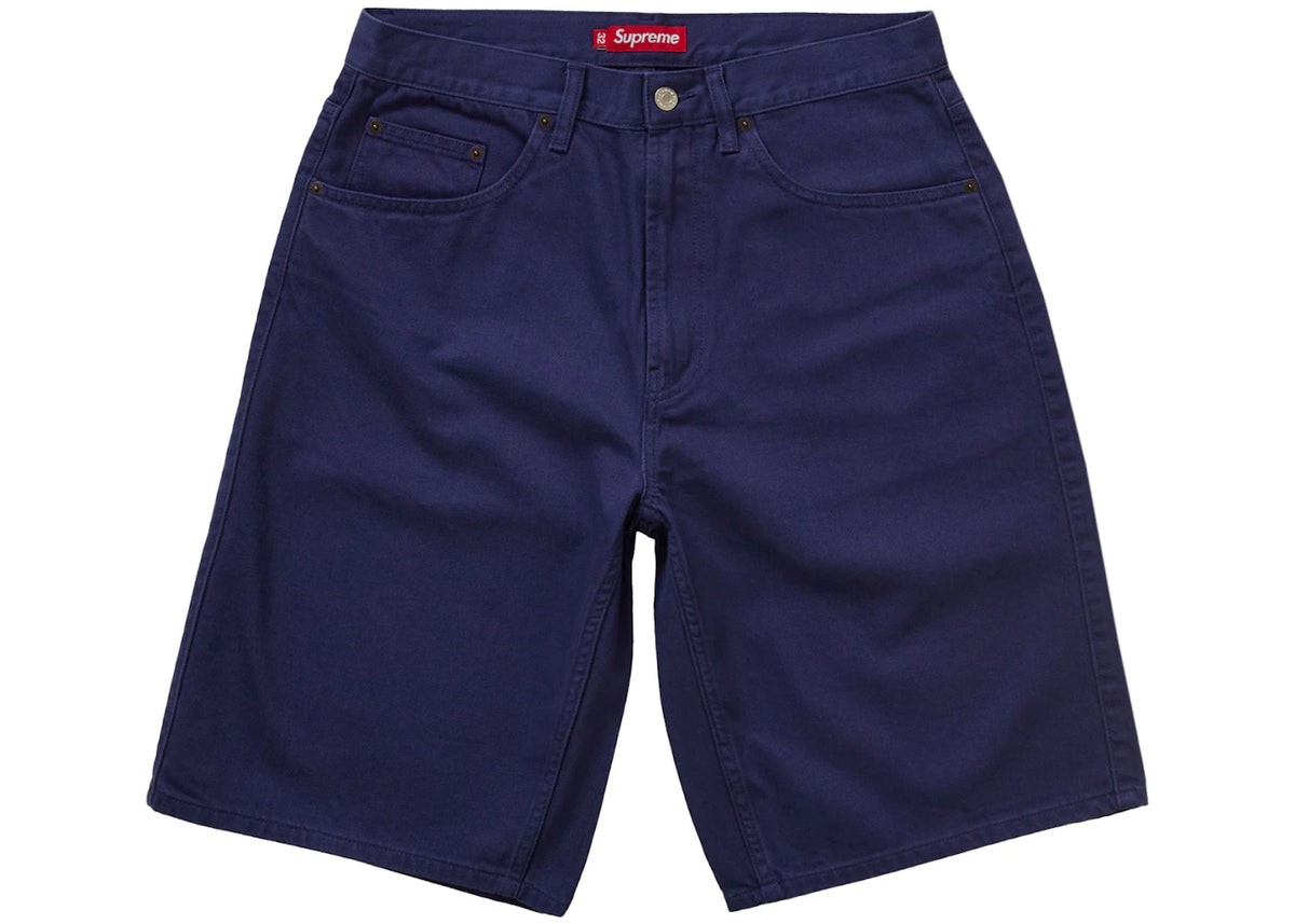 Supreme Baggy Denim Short Navy - vue 360