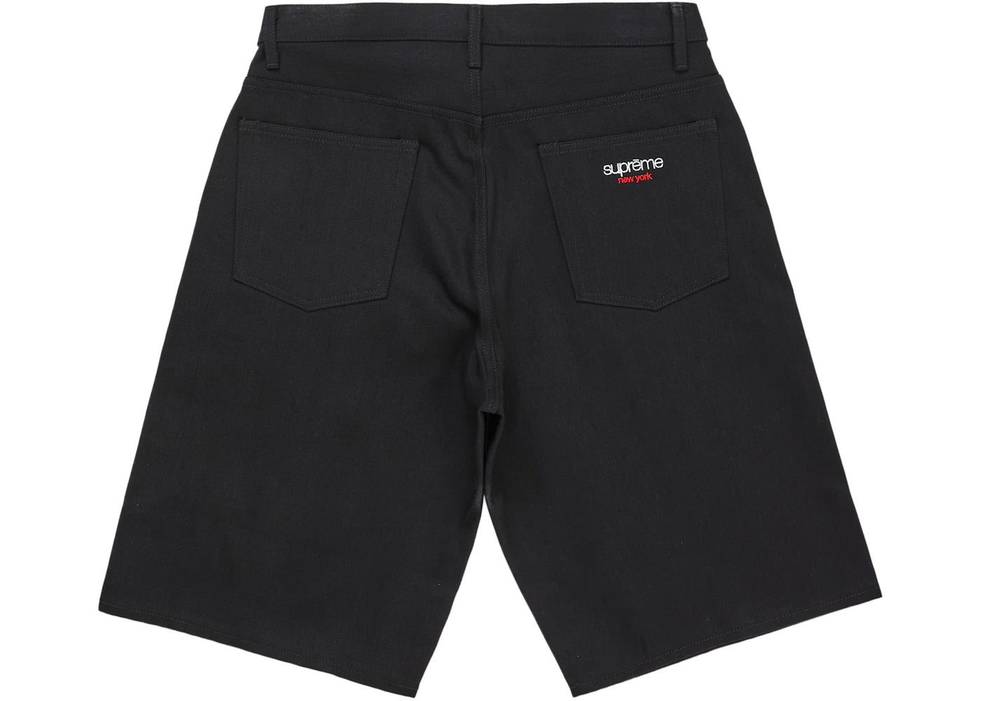 Supreme Baggy Denim Short (SS26) Black - vue secondaire B