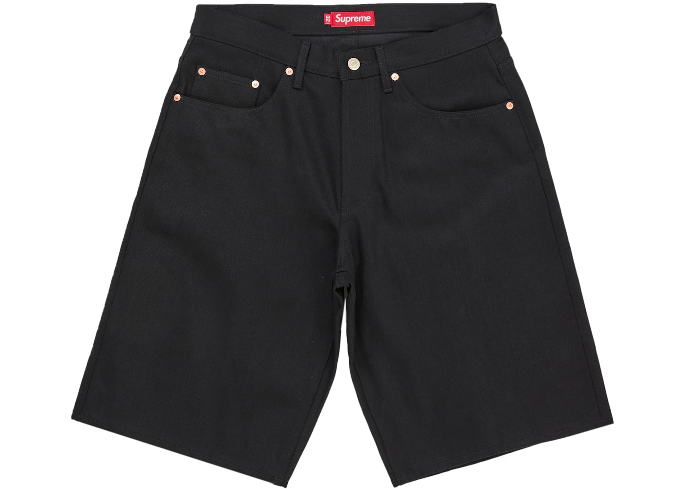 Supreme Baggy Denim Short (SS26) Black - vue secondaire A