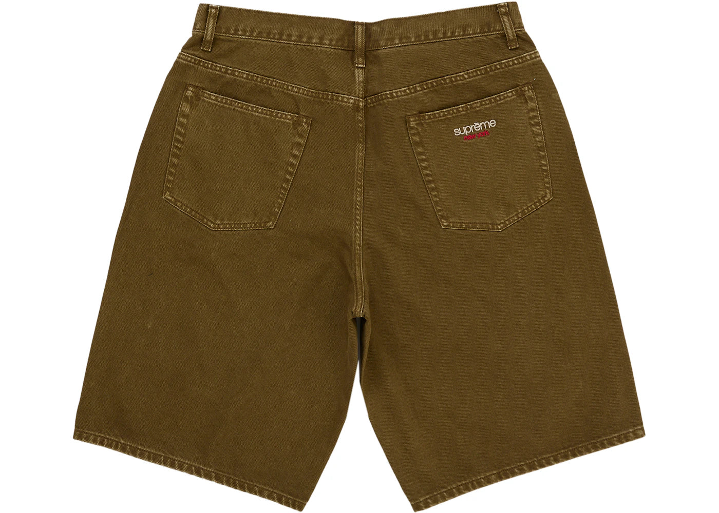 Supreme Baggy Denim Short (SS26) Brown - vue secondaire B