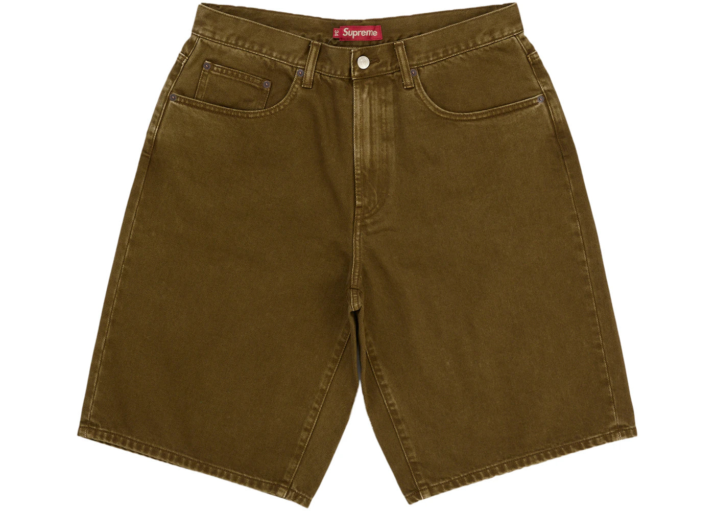 Supreme Baggy Denim Short (SS26) Brown - vue secondaire A