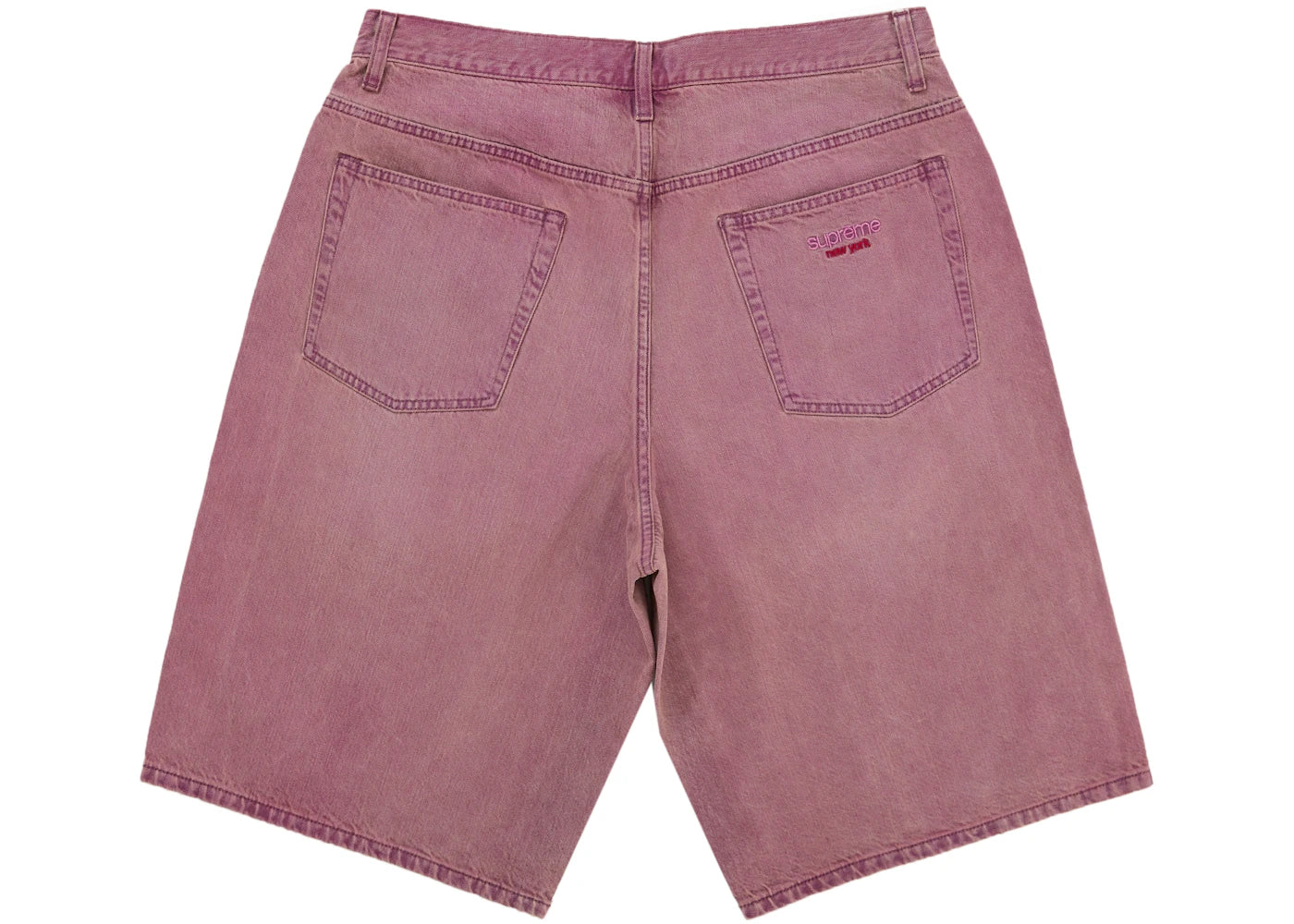 Supreme Baggy Denim Short (SS26) Overdyed Purple - vue secondaire B