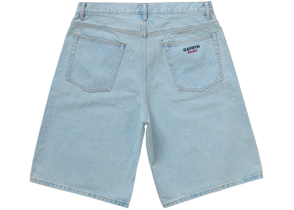 Supreme Baggy Denim Short Washed Indigo - vue secondaire B
