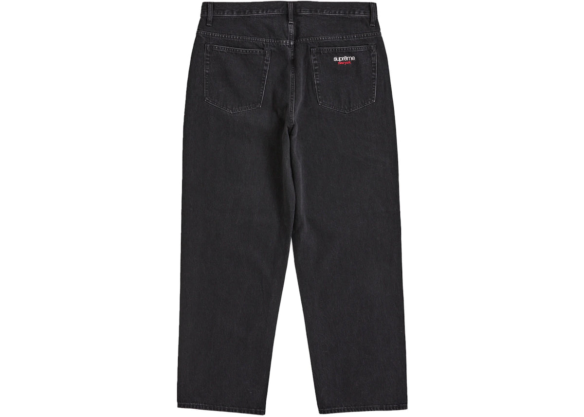 Supreme Baggy Jean (SS25) Black - vue secondaire B