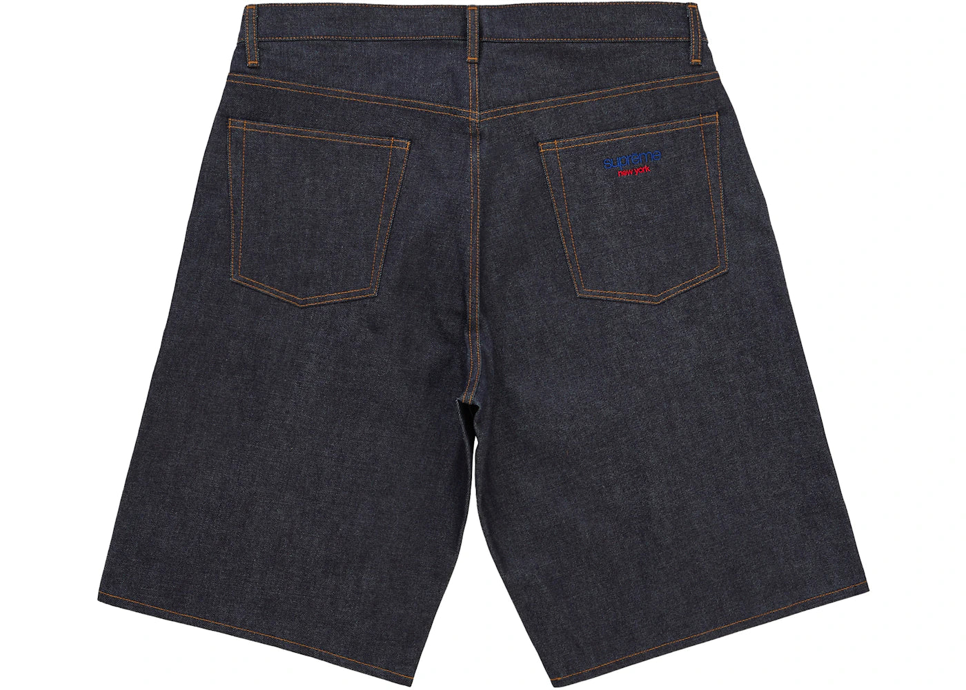 Supreme Baggy Selvedge Denim Short Rigid Indigo - vue secondaire B